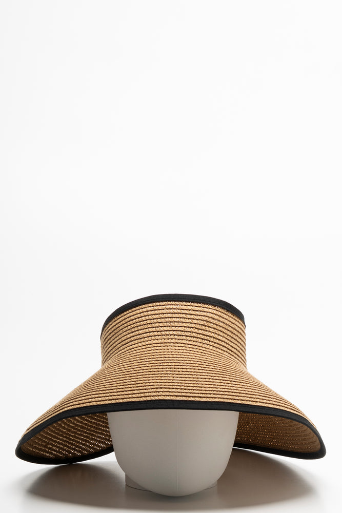 Roll Up Visor Brown