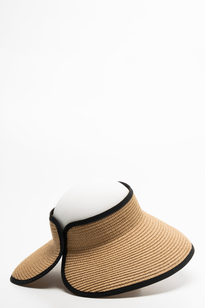 Roll Up Visor Brown