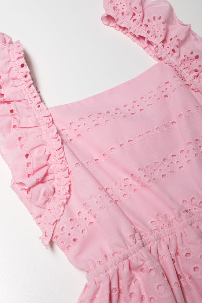 Anglaise Dress Pink