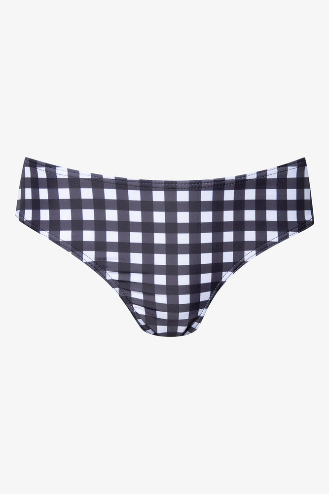 Gingham Bikini Black