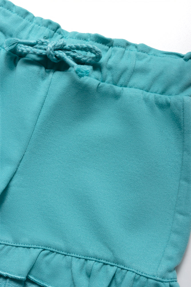 Frill Short Teal (1)