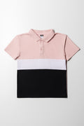 Colour block Golfer Dusty Pink