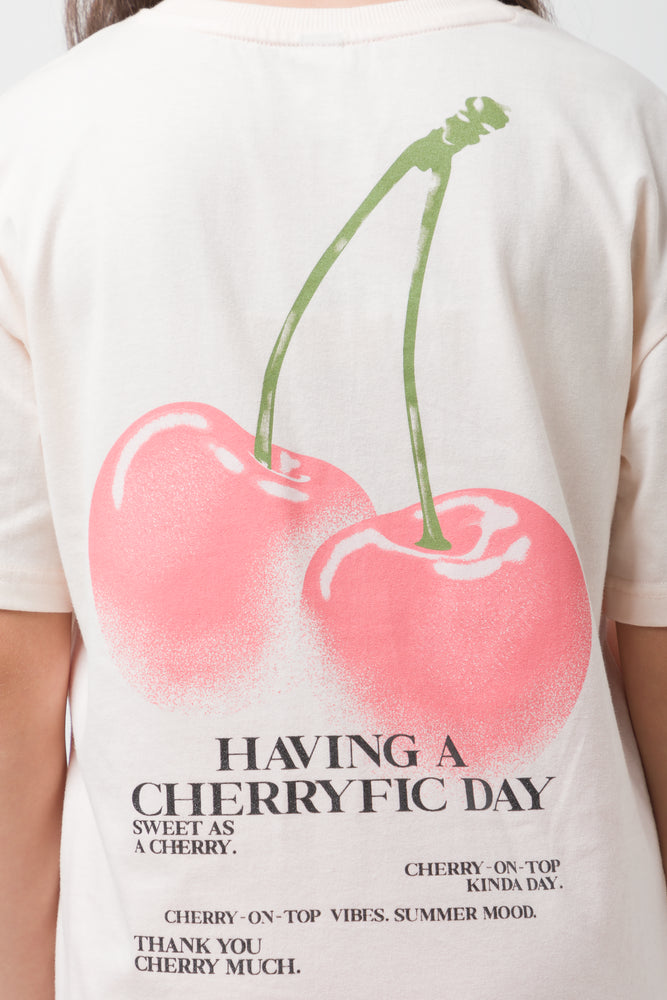 Oversized T-shirt Cherry Perfection Paste (4)