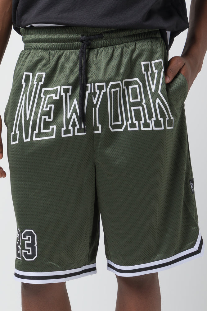 Basketball Short Dark Green (1)