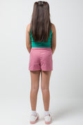 Side Buckle Skort Rose Pink (3)