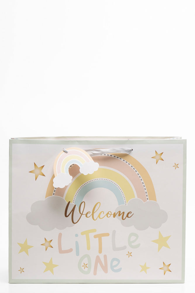 Hello Little One Gift Bag White