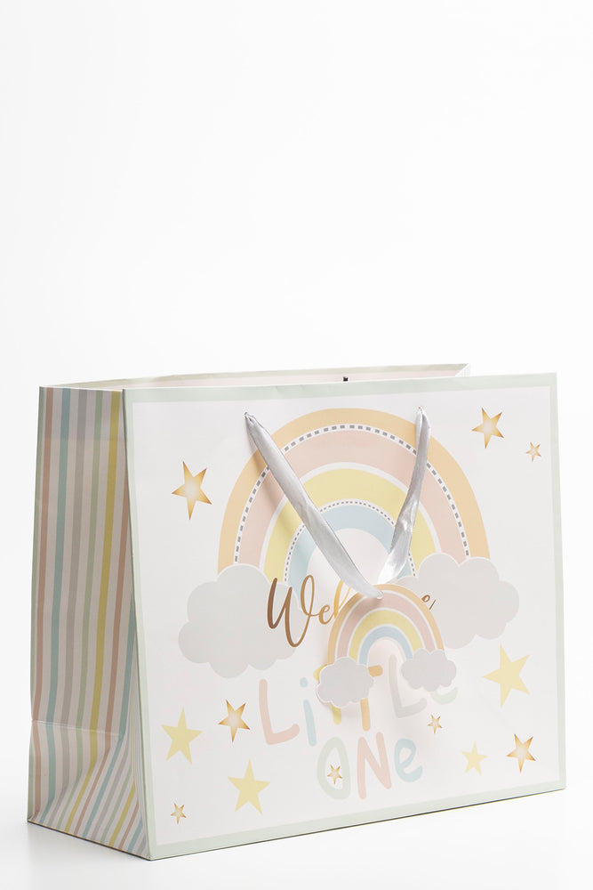 Hello Little One Gift Bag White