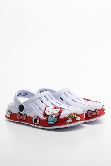 Hello Kitty Clog White