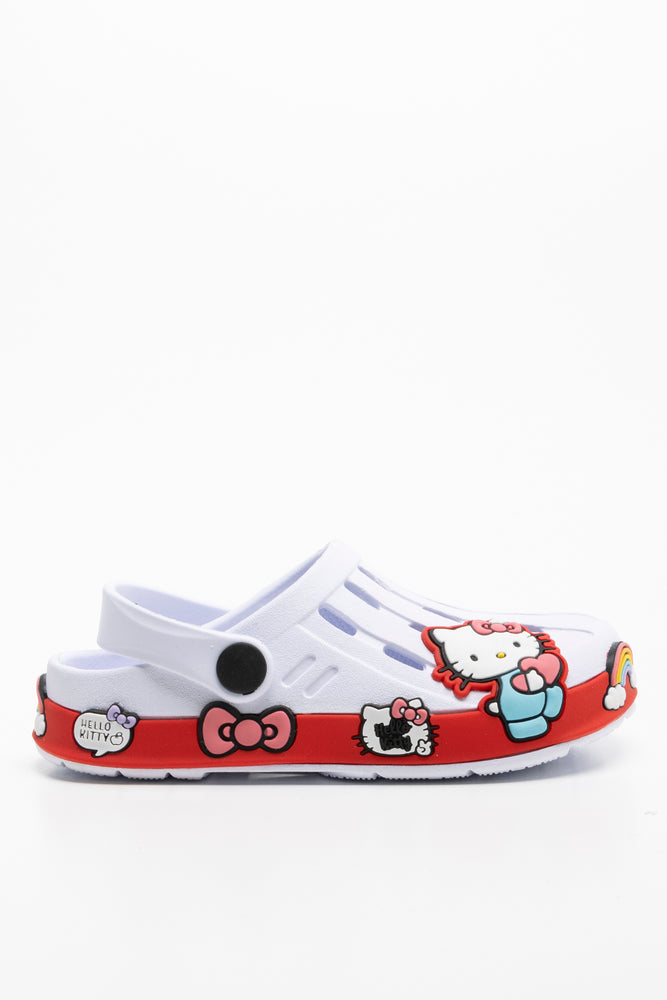 Hello Kitty Clog White (1)