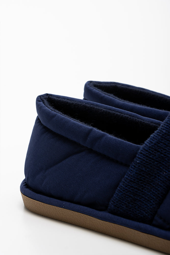 Quilted Slipper Navy (3)