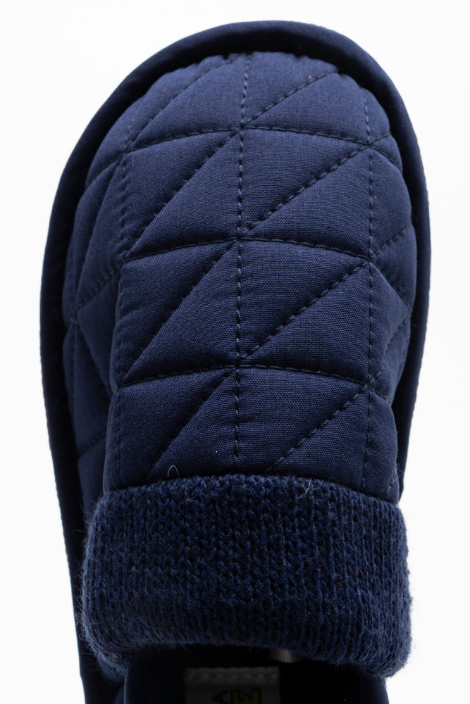 Quilted Slipper Navy (4)