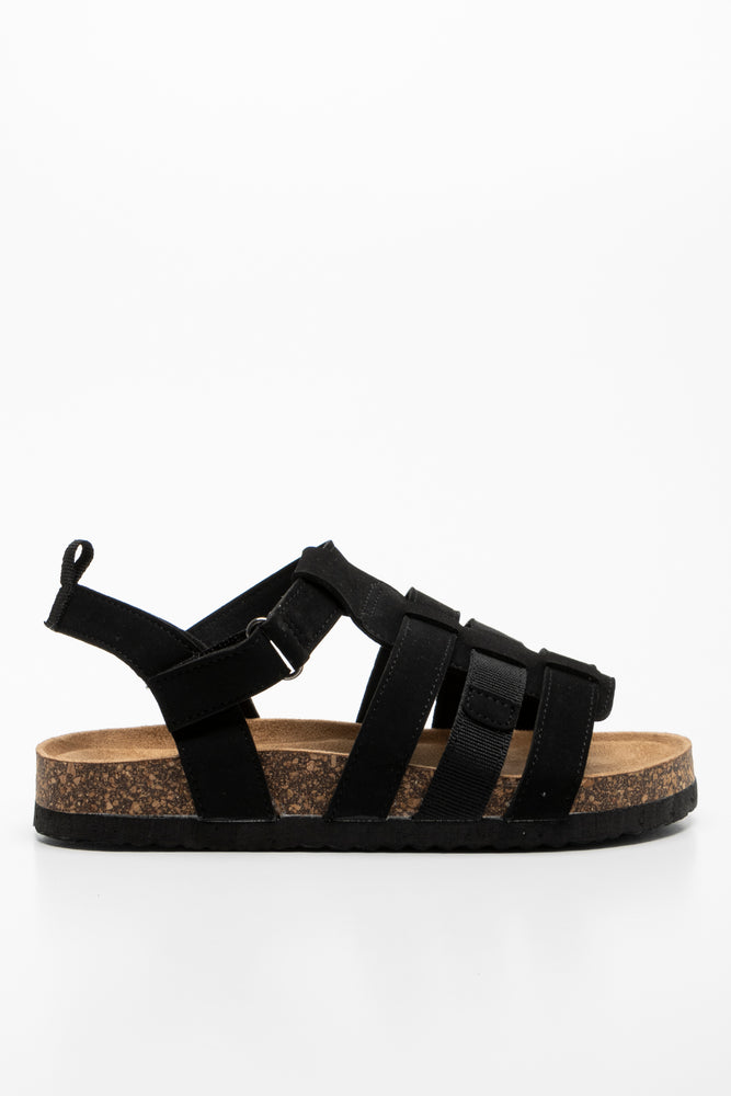 Fisherman Sandal Black