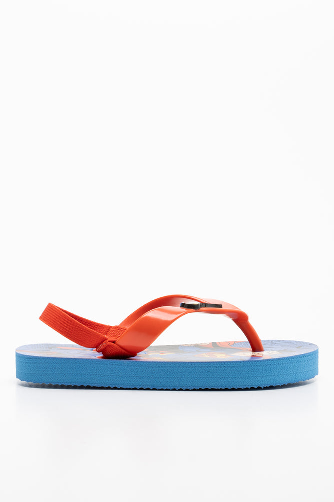 Superman Flip Flop Blue