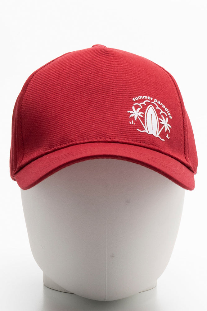 Surf Peak Cap Red