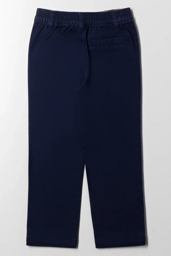 Slim Fit Chino Pants Navy (2)