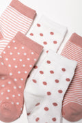 5 Pack Socks Pink (1)