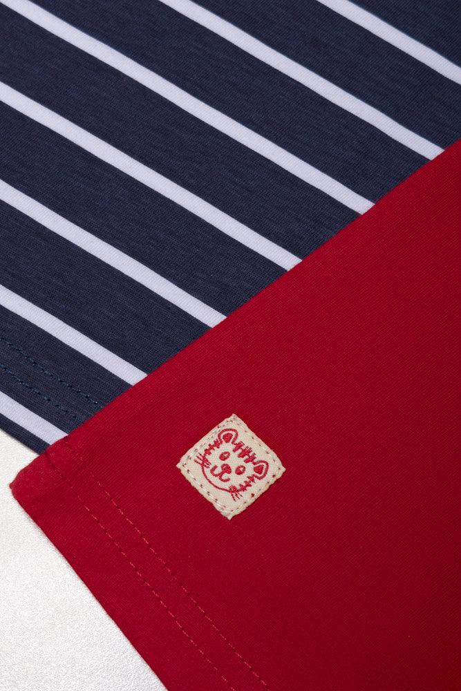 2 Pack Short Sleeve T-Shirts Navy And Red (1)