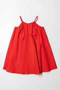 Halterneck Tent Dress Red