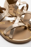 Daisy Buckle Sandal Gold (2)