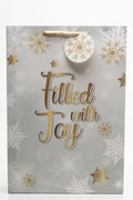 Filled With Joy Gift Bag Gold