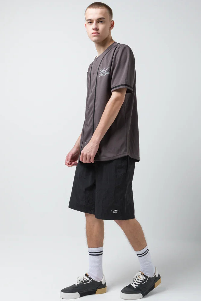 Pop Smoke Baseball Shirt Dark Grey (1)
