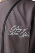 Pop Smoke Baseball Shirt Dark Grey (3)