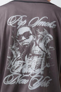 Pop Smoke Baseball Shirt Dark Grey (4)