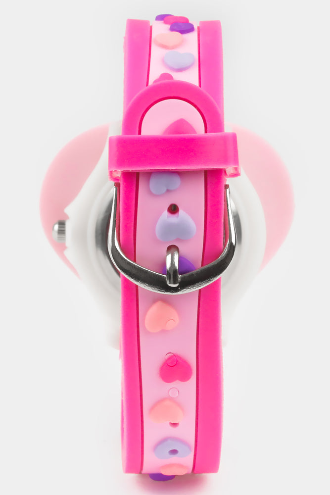 Heart Watch Pink (2)