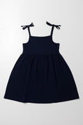 Encanto Strappy Dress Navy (2)