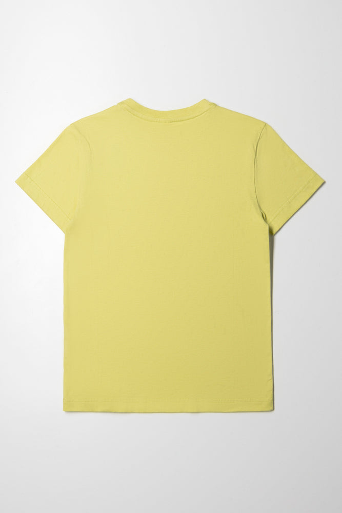 Crew Neck Short Sleeve T-Shirt Green (2)