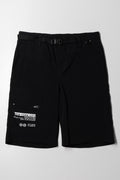 Cargo Belted Short Black