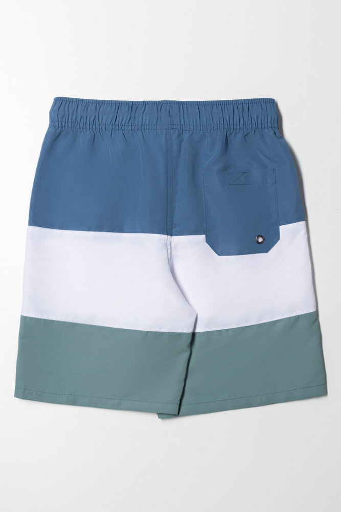 Colourblock Swim Short Blue (3)