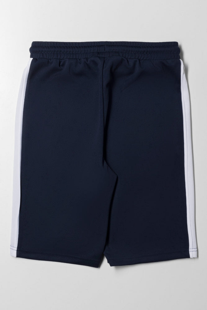 Basketball Short Navy And White (2)