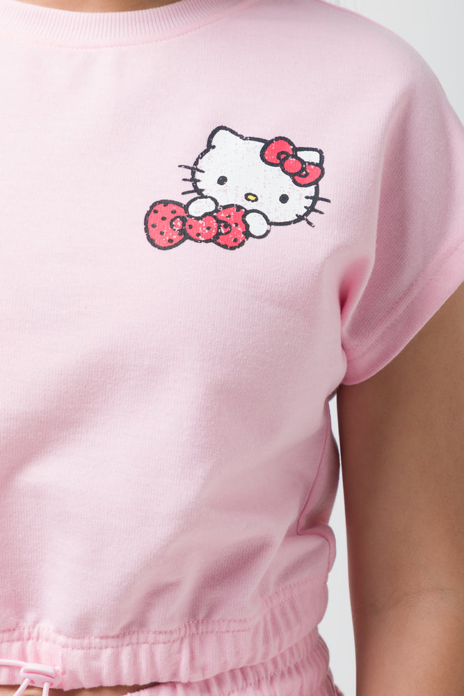 Hello Kitty Sleeveless Top Pink (3)