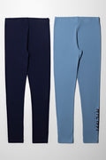 2 Pack Leggings Navy And Blue