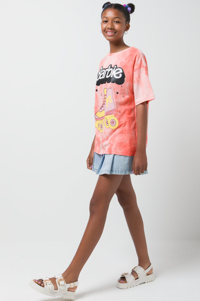 Barbie Oversized T-Shirt Coral