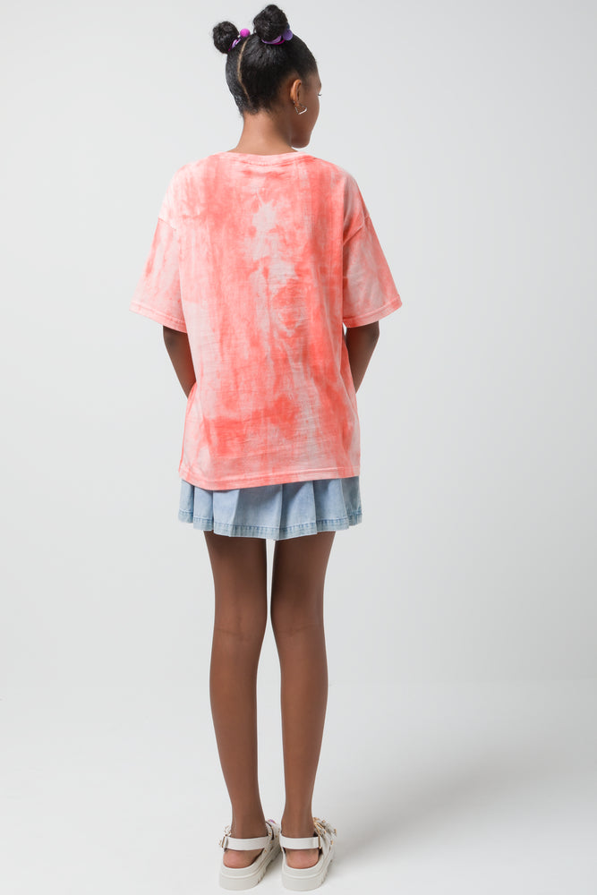 Barbie Oversized T-Shirt Coral (2)