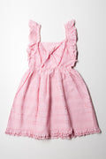 Anglaise A-Line Dress Pink (2)