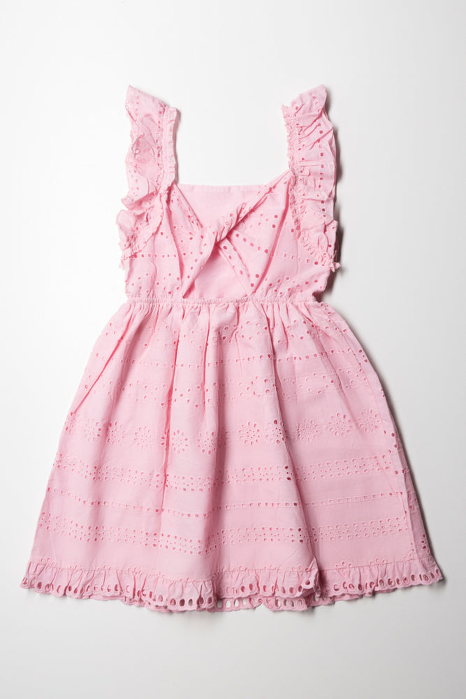 Anglaise A-Line Dress Pink (2)