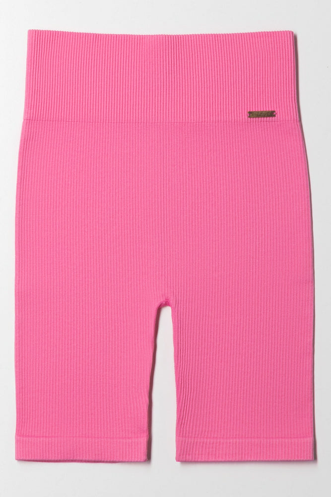 Seamless Cycle Short Pink