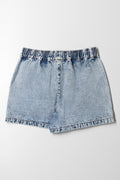 Denim Pull On Short Blue (2)