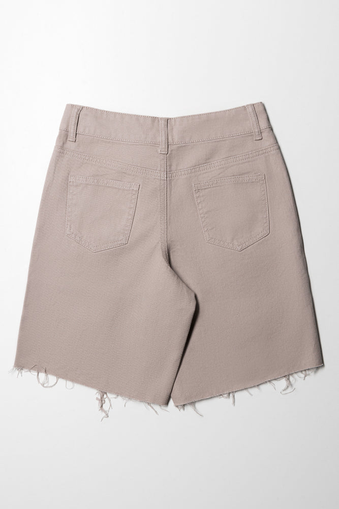 Rip And Repair Bermuda Shorts Natural (3)