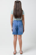 Rip And Repair Bermuda Shorts Blue (3)