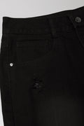 Rip And Repair Bermuda Shorts Black (1)
