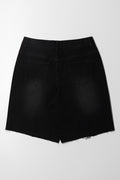 Rip And Repair Bermuda Shorts Black (3)
