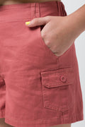 Cargo Pocket Shorts Coral (4)