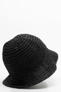 Crochet Bucket Hat Black (1)