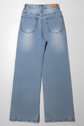 Wide Leg Denim Jean Blue (5)