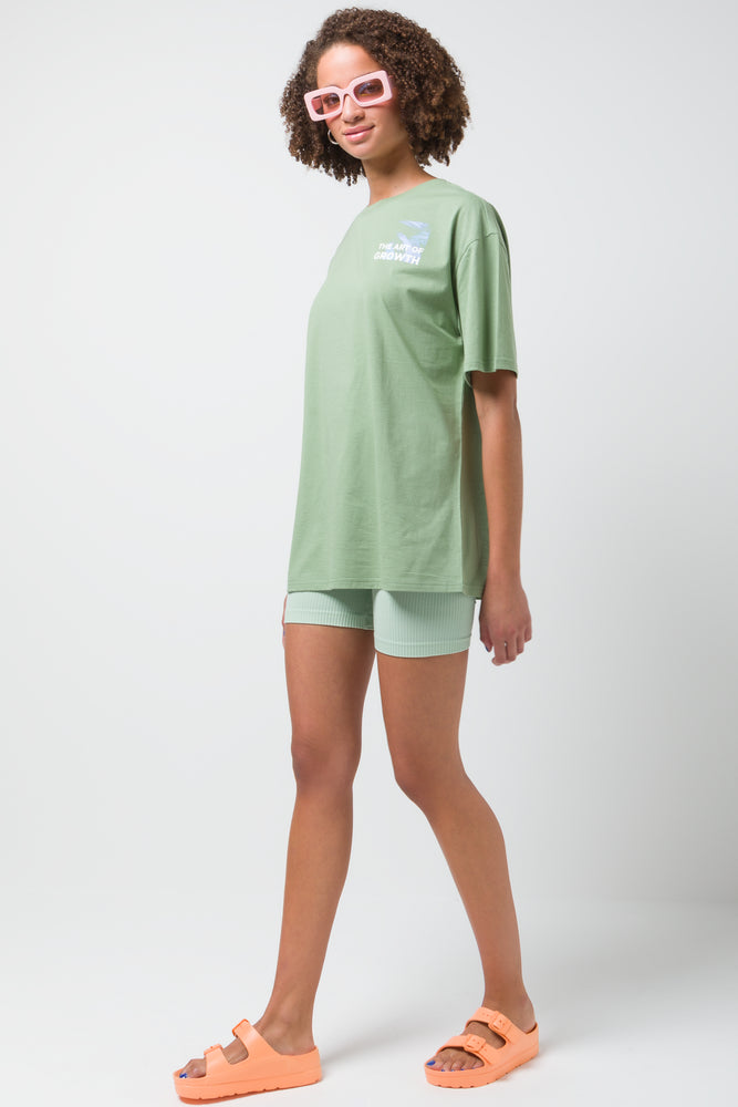 Oversized T-Shirt Green