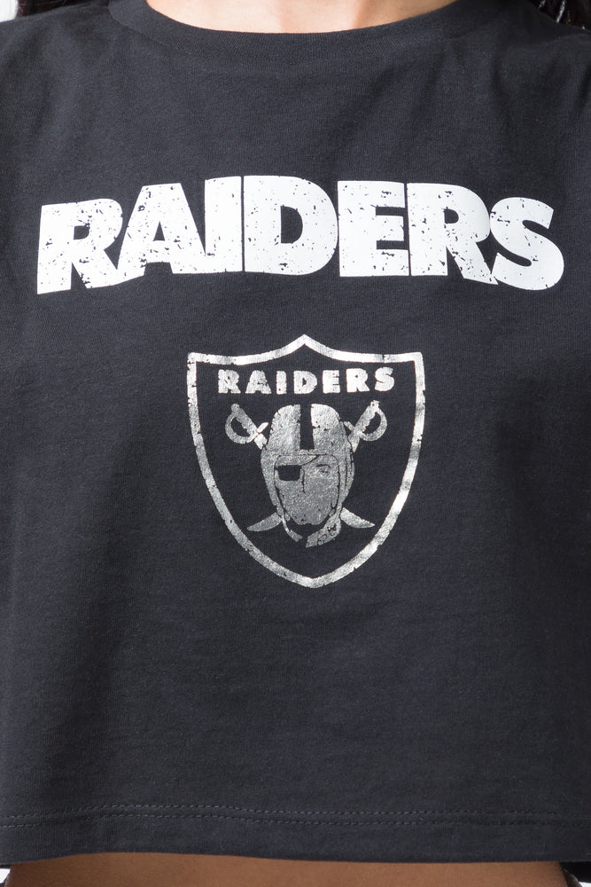 Raiders Oversized Muscle T-Shirt Black (3)